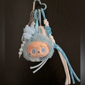 Fuzzy Labubu Keychain